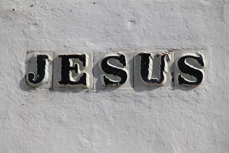 jesus, name tag, wall ceramics